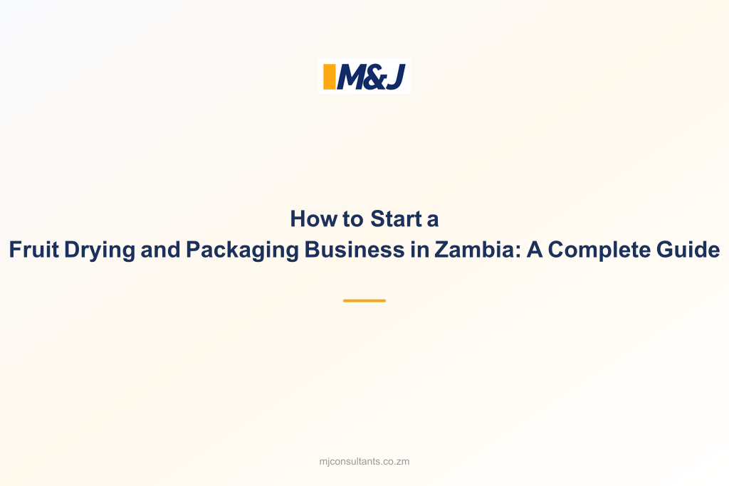 How to Start a Fruit Drying and Packaging Business in Zambia: A Complete Guide