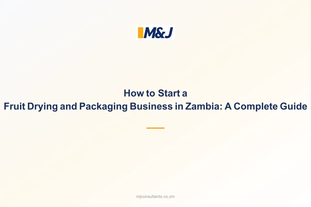 How to Start a Fruit Drying and Packaging Business in Zambia: A Complete Guide