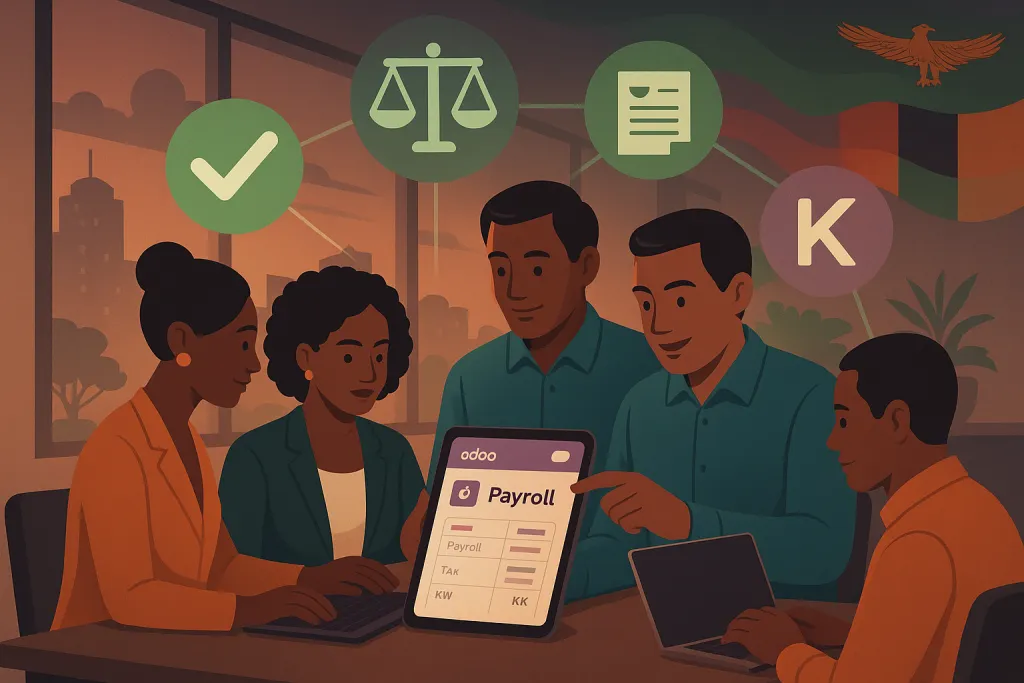 Payroll Compliance with Odoo in Zambia: A Step-by-Step Implementation Guide